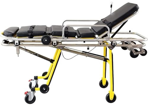 Rettungstrage aus Aluminiumlegierung, leichte Notfalltrage für Krankenwagen, verstellbare Trage mit Mehreren Reichweiten, zusammenklappbare Erste-Hilfe-Trage