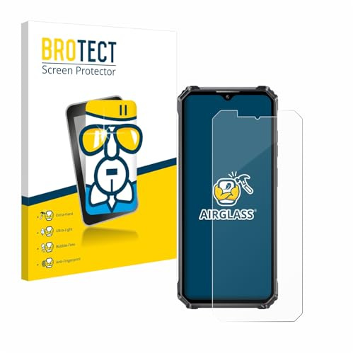 BROTECT Schutzglas für Oukitel WP28E | Transparenter Displayschutz Made in Germany Schutzfolie Panzer Folie Glas 9H Anti-Fingerprint Einfache Montage Clear