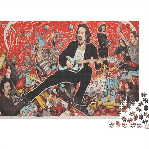 Puzzles Für Erwachsene 1000 Teile Rock Band Theme Puzzle Als Geschenk Für Erwachsene 1000pcs (75x50cm)