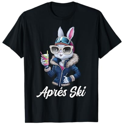 Apres Ski Skihaserl Party Design Skihase Skifahrer Outfit T-Shirt