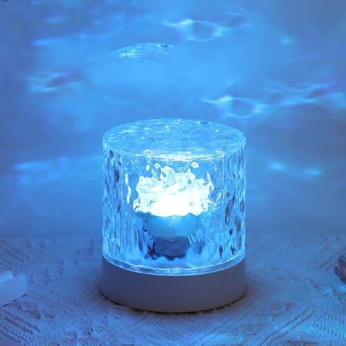 Northern Lights Projector, Ocean Wave Ceiling Projector, 16 Colors Galaxy Projector Sensory Lights, Underwater Projector Night Light for Bedroom/Party/Game Rooms