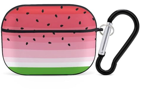 Buewutiry Kompatibel mit Airpods Pro 2. Generation Hülle – Wassermelonen-Hülle, kompatibel mit Airpods Pro Hülle, niedliche Hülle, kompatibel mit Airpods Pro 2 Hülle
