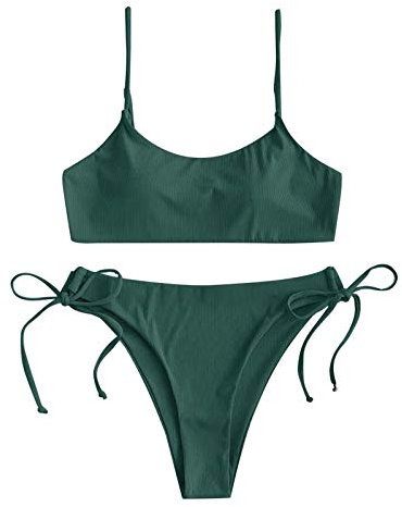 WILLBEST Badeanzug mit Bein und reißverschluss Bikini Oberteil sportlich Badeanzug Damen bauchweg mit bügel große größen Swimming Suits Women Damen Push up BH sportbikini