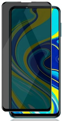 Zerrshoo 1 Stück Privatsphäre Schutz für Xiaomi Redmi Note 9S / Note 9 Pro | 30°Sichtschutz, Anti-Spy Blickschutz Schutzfolie, 9H Härte Kratzfest, Face ID, Blasenfreie Installation, Hüllenkompatibel