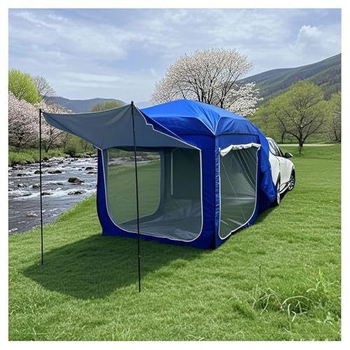 Tienda de Campaña for Coche, Toldo Caravana Coche Furgoneta Camper de Furgoneta, Coche, Camping, SUV, Tienda de Campaña for Maletero, 3-4 Personas, Universal, Impermeable