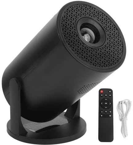 Ejoyous Mini Proiettore Portatile Video Proiettore Full HD 1080p Supporta 150 8000LM 270 Gradi Regolabili Wi-Fi per Smartphone PCS