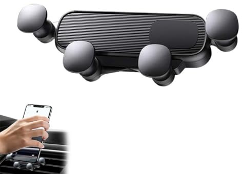 JYNVO Support Téléphone Voiture - Support Grille d'aération Porte Téléphone Voiture Ventilation, Résistant, Parfait pour Longue Distance & Musique