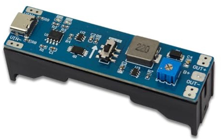 Eieenotee 18650 Lithium Battery Charging Discharging Boost Voltage Regulator Module 3.7V to 12V Charging Boost Discharge Module