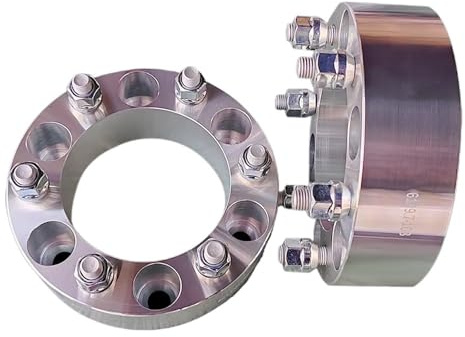 Auto Spurverbreiterung Für Toyota Für 4Runner Für FJ Cruiser Für Hilux Für Land Für Cruiser 2 Stück 50MM Hubcenter Spurverbreiterungen 6X139.7 (6X5.5) 108CB 12X1.5