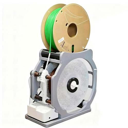 3D Industrial Filament Smart Winder Filament Schweißer Elektrischer Spulen-Umspulgerät mit intelligentem Start und Stopp für 1 Kg Spulen, Ordentlich Wickeln, Ohne Sich zu Verheddern