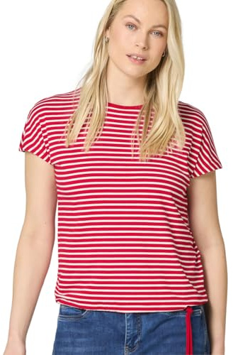 Damen Dropped Shoulder Shirt mit Streifen