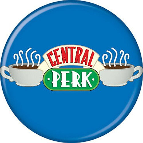 Ata-Boy Patch Friends Central Perk sous licence officielle, épingle, etc - bleu - taille unique