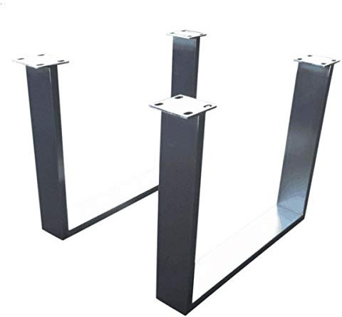 1x Tischgestell H40 x B35 cm Kufen 8x2cm Edelstahl Kufentischgestell Gestell Köln