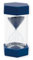 TimeTex Sanduhr, 12 cm hoch, 6,5 cm Durchmesser, 15 Minuten, X-Groß, Blau