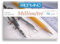 FEDRIGONI 46349 Papier Millimétré Fabriano 72g A4 297x210mm Bistre Pochette Lot de 12 Rouge