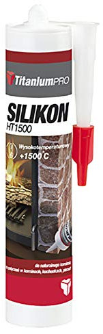 High Temperature Silicone Sealant Heat Resistant to 1500°C, Flues, Stoves, Glass - DIYUK®