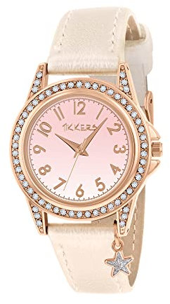 Tikkers Orologio Analogico al Quarzo Ragazza con Cinturino in Poliuretano TK0203