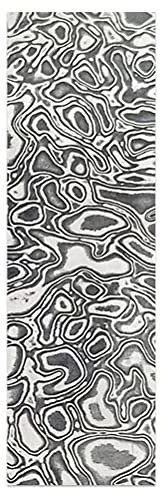 Damascus Steel Billet DIY Handmade Crafts Knife Tools Making Knife Blade Steel - Nebula,250x30x3mm