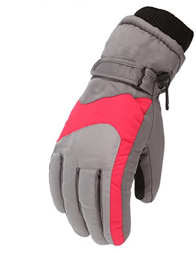 CCOOfhhc Skihandschuhe Snowboard Handschuhe Warme Winterhandschuhe für Kinder 6-11Jungen Mädchen Jahre wasserdichte Winddichte Kinderhandschuhe Winter Warme Schneehandschuhe