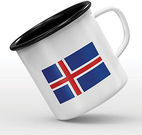 Tasse mit Iceland-Motiv