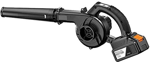 Souffleur de Feuilles sans Fil 2-en-1 aspirateur portatif/balayeuse Chargeur de Batterie Li-ION à Vitesse Variable pour souffler Les Feuilles/la Neige dépoussiérer