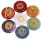 VOANZO 7 Uds Cristales curativos Piedras de preocupación Naturales Cristales de Chakra Set Regalos de Cristal para Familiares y Amigos