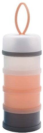 Renywosi Lait en Poudre - Boîte Doseuse À Poudre Lait Empilable, Portable Doseur Lait 4 Compartiments, Récipient Stockage pour Bebe pour Lait en Poudre/Collations (3 Tailles)