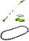 Greenworks Akku Hochentaster,20 cm Blattlänge, 8 m/s Kettengeschwindigkeit 40V 2Ah Akku & Ladegerät + Greenworks 20cm Sägekette