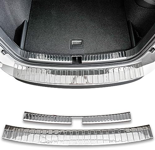 Ladekantenschutz Edelstahl CHROM innen und außen kompatibel für Skoda Karoq | NU7 | BJ ab 2017> | premium Qualität von RECAMBO