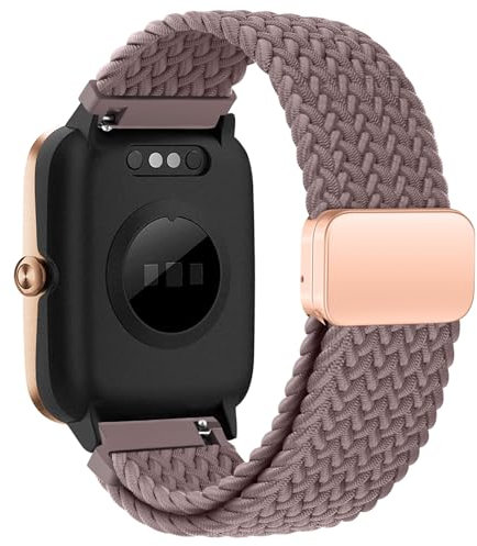 Kompatibel mit Amazfit GTS Armband, 20mm Magnete Nylon Armband für Amazfit Active/Active 2, Amazfit GTS 2, GTS 2 Mini, GTS 2e, GTS 3, GTS 4, GTS 4 Mini, Amazfit Bip, Bip 3, Bip U, Bip U Pro, GTR Mini