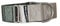Wo.Cherie Hundehalsband Martingale 40 mm Breite (L 38 cm - 66 cm), Oliv/Grau