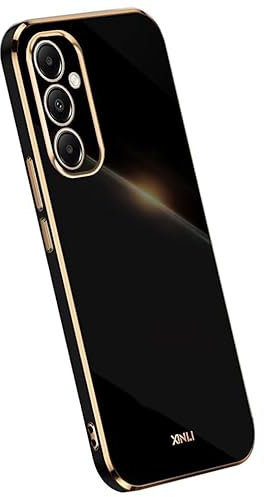 RankOne Phone Case is suitable for Samsung Galaxy A05s (6.7 Inches), Electroplating Frame Silicone Mobile Phone Case - Black