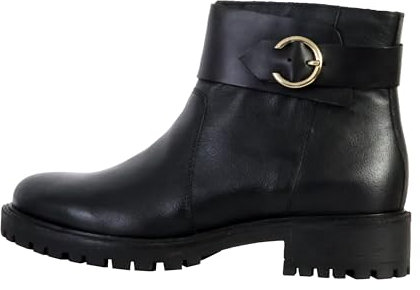 Geox Damen D HOARA B Ankle Boot, Black, 39 EU