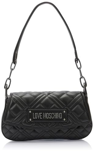 Love Moschino, BORSA A SPALLA Donna, Nero, Taglia unica
