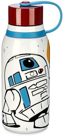 Disney Store Official R2-D2 Stainless Steel Water Bottle ? Star Wars, Housewarming Gifts For Men, Women, and Kids, 433111815896