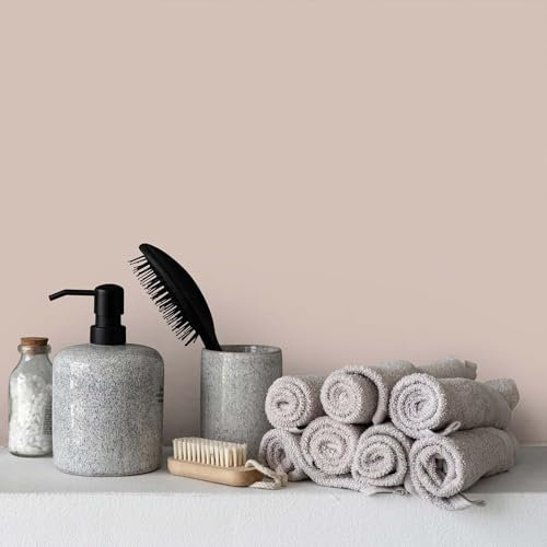 K&L Wall Art Peinture murale satinée moderne pour intérieur Beige 5 l Peintures pour murs intérieurs Couleur sable crème