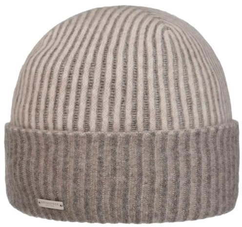 Seeberger Levia Kaschmirmütze Umschlagmütze Damenmütze Wintermütze Beanie Damen/Herren - mit Umschlag Winter Herbst-Winter