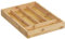 DAMDAM GO Cubertero Cajon, Organizador de Cubiertos, cubertero mandera Bambu 5 Compartimentos - 5 Compartimentos