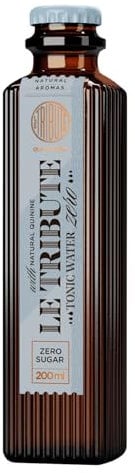 FRESH LE TRIBUTE GIN | Zero Tonic Water | Ausschließlich natürliche Zusätze aus eigener Brennerei | 24 x 200 ml