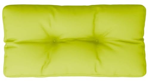 vidaXL Palettenkissen, Palettenpolster für Europaletten, Palettensofa Kissen Indoor Outdoor, Palettenauflage Rückenkissen, Hellgrün Stoff