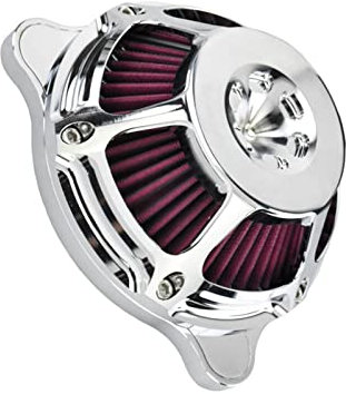 ZYQRXJ Filtro aria moto CNC filtro aria, for Harley, Softail Dyna Sportster XL 883 1200 Touring Road King Street Electra Glide presa d'aria per moto(A)