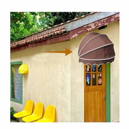 Tenda da sole retrattile in poliestere per finestre ad arco per finestre ad arco da 100 cm