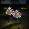 Hqynss Solar Schmetterlinge für Außen, Farbiges Licht Schmetterlinge Deko Solarleuchten Solar Blumen Gartenleuchten IP44 Wasserdicht für Gartenweg 2PCS