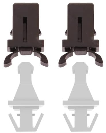 Bin Lid Replacement Striker Pin & Latch Set Compatible with Brabantia for Broken Lid - Catch Spare Touch Waste Bins 20L, 30L, 40L, 45L, 50/60L (2 Pairs Pack) By Print It Uk