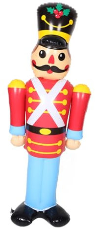 Abaodam Holiday Decor Essential Inflatable Nutcracker Soldier Christmas Outdoor Decoration Festive Party Props