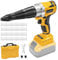 Cordless Rivet Gun Tool for Dewalt 20V Max Battery, Brushless Electric Automatic Rivet Gun for Rivets 1/8'', 5/32'', 3/16, with 100PCS 5/32'' Rivets for Metal, Plastic and Leather(No Battery)