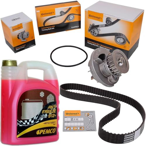CONTI Zahnriemensatz + Wasserpumpe passend für Golf 2 3 Polo 86C 1.0/1.3/1.4