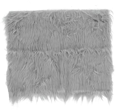 Infant Photography Mat Synthetic Fur Baby Photo Props | Newborn DIY Photoshoot Mat, Soft Quilted Surface, No Fading and No Shedding, Baby Friendly Use