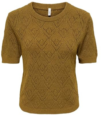 ONLY Damen Onlsunny S/S Structure Pullover KNT Onlsunny S/S Structure Pullover KNT (1er Pack)