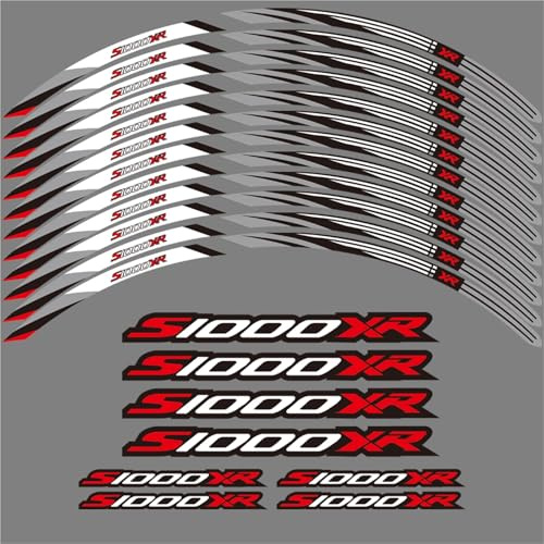 Motorrad Rad Aufkleber wasserdichte Felge Streifen Für BMW S1000XR 2023 S 1000 XR S1000 2015-2024 Zubehör